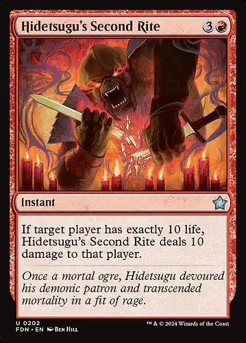 Hidetsugu's Second Rite - fdn Spoiler