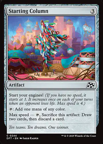 Starting Column - dft Spoiler