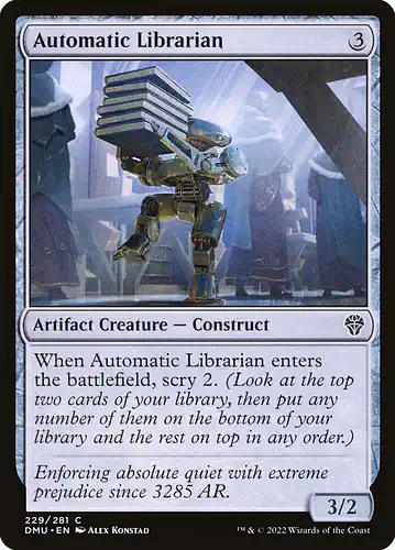 Automatic Librarian - dmu Spoiler