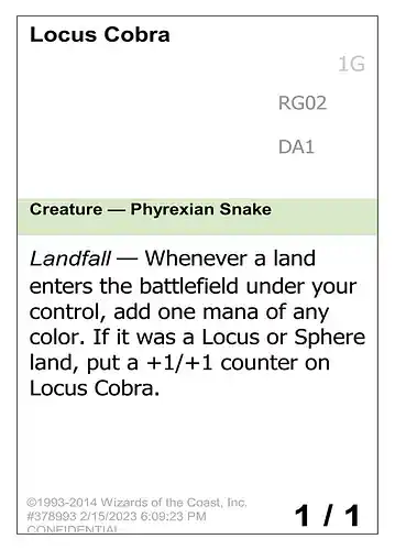 Locus Cobra - unk Spoiler