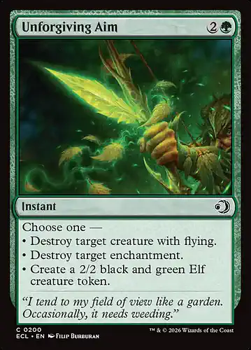 Unforgiving Aim - ecl Spoiler