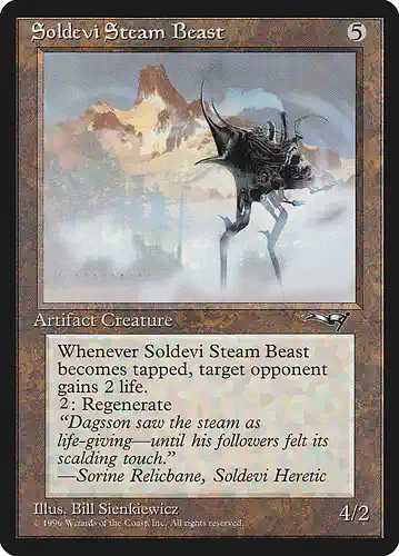 Soldevi Steam Beast - all Spoiler