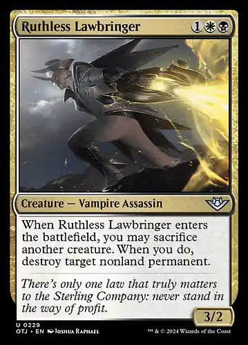 Ruthless Lawbringer - otj Spoiler