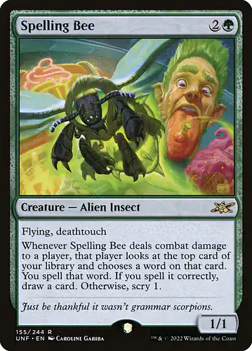 Spelling Bee - unf Spoiler