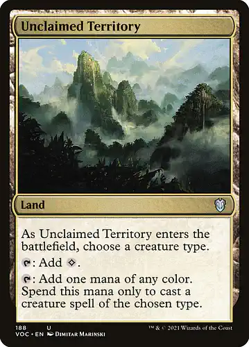 Unclaimed Territory - voc Spoiler