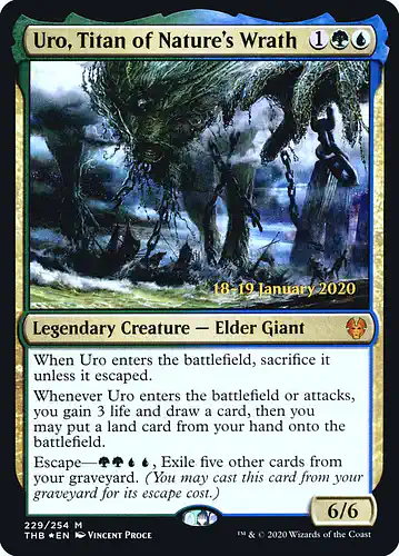 Uro, Titan of Nature's Wrath - thb Spoiler