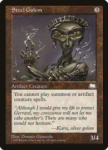 Steel Golem - wth Spoiler