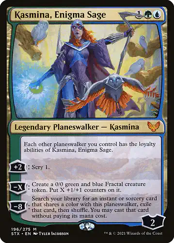 Kasmina, Enigma Sage - stx Spoiler