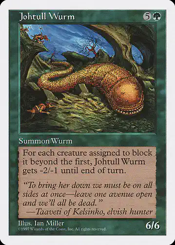 Johtull Wurm - 5ed Spoiler