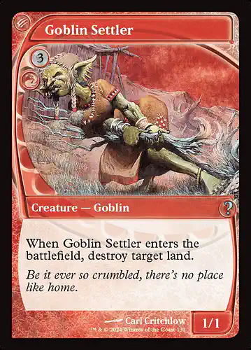 Goblin Settler - mb2 Spoiler