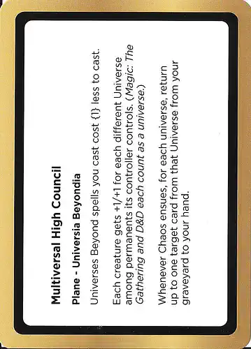 Multiversal High Council - unk Spoiler