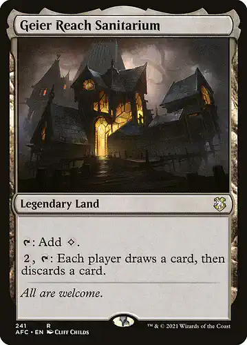Geier Reach Sanitarium - afc Spoiler