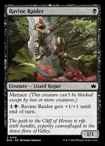 Ravine Raider - blb Spoiler