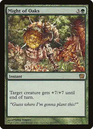 Might of Oaks - 9ed Spoiler