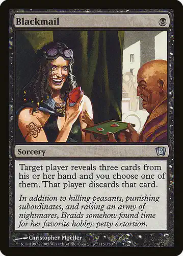 Blackmail - 9ed Spoiler