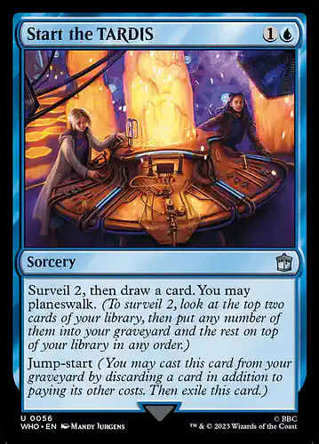 Start the TARDIS - who Spoiler
