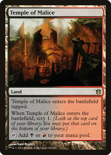 Temple of Malice - bng Spoiler