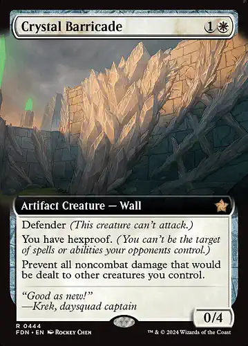 Crystal Barricade - fdn Spoiler
