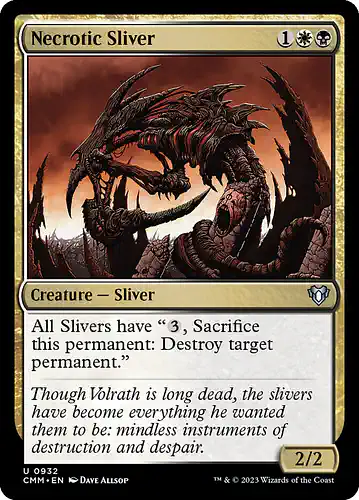 Necrotic Sliver - cmm Spoiler