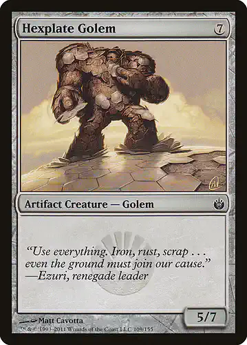 Hexplate Golem - mbs Spoiler
