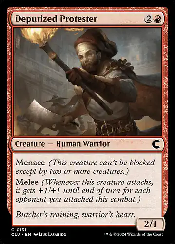 Deputized Protester - clu Spoiler