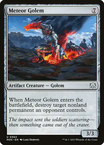 Meteor Golem - moc Spoiler