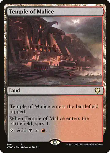 Temple of Malice - voc Spoiler