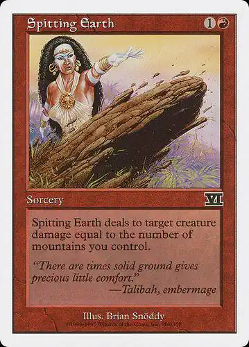 Spitting Earth - 6ed Spoiler