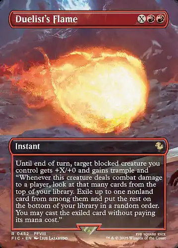 Duelist's Flame - fic Spoiler
