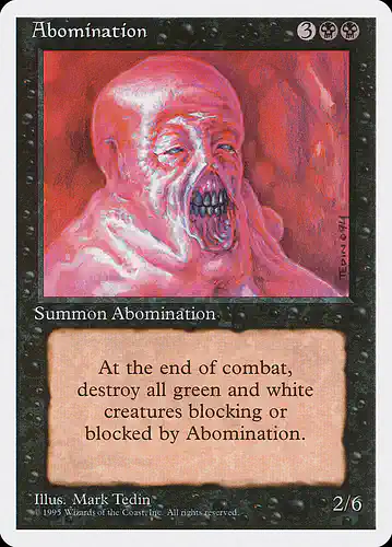 Abomination - 4ed Spoiler