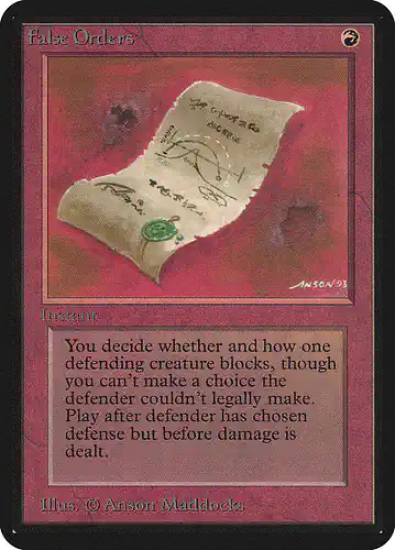 False Orders - lea Spoiler