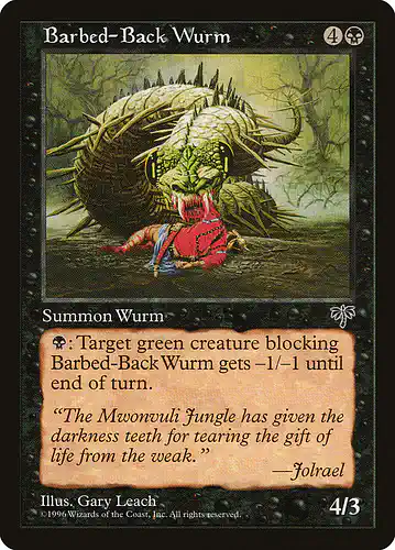 Barbed-Back Wurm - mir Spoiler