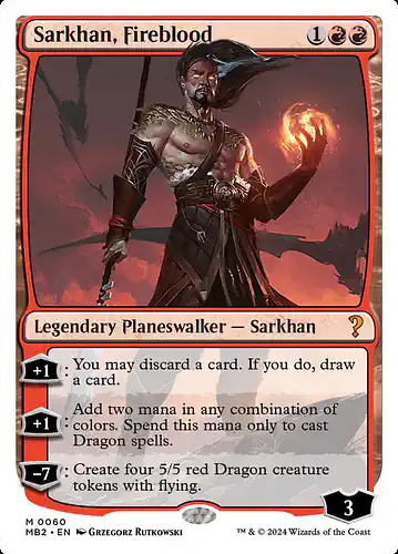 Sarkhan, Fireblood - mb2 Spoiler