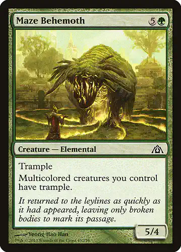 Maze Behemoth - dgm Spoiler