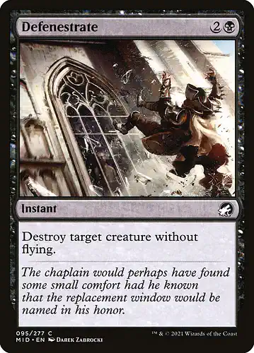Defenestrate - mid Spoiler