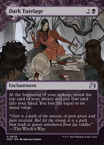 Dark Tutelage - wot Spoiler