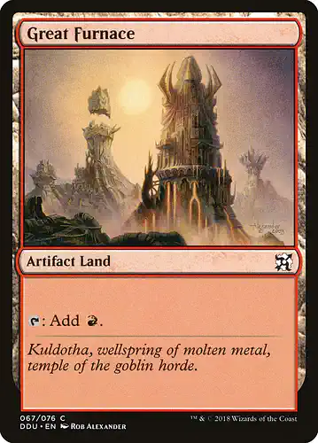 Great Furnace - ddu Spoiler