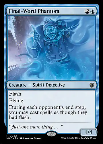 Final-Word Phantom - mkc Spoiler