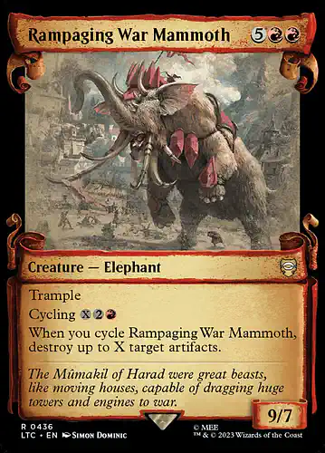 Rampaging War Mammoth - ltc Spoiler