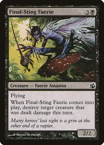 Final-Sting Faerie - mor Spoiler