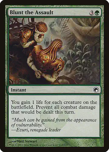 Blunt the Assault - som Spoiler