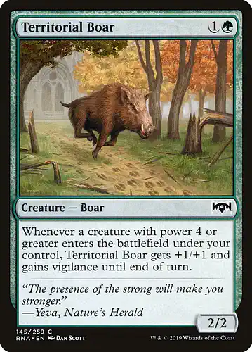 Territorial Boar - rna Spoiler
