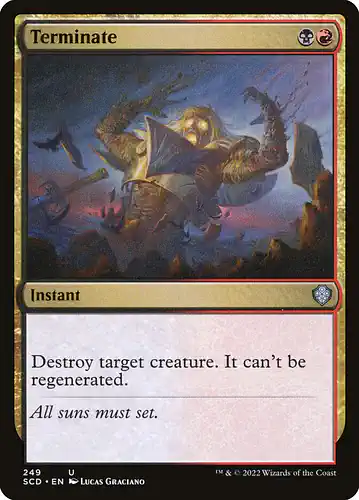 Terminate - scd Spoiler