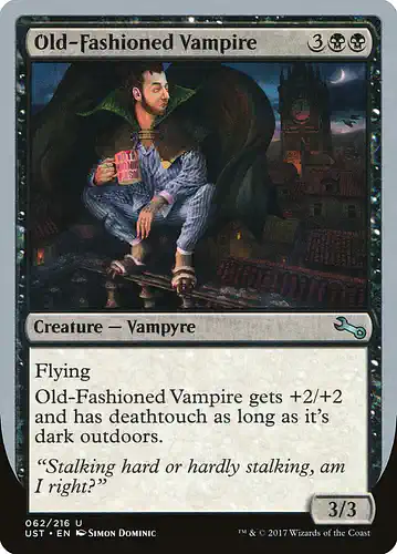 Old-Fashioned Vampire - ust Spoiler