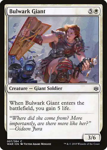 Bulwark Giant - war Spoiler