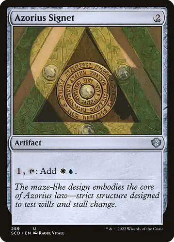Azorius Signet - scd Spoiler