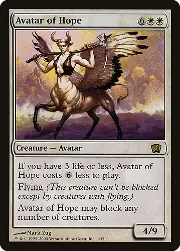 Avatar of Hope - 8ed Spoiler