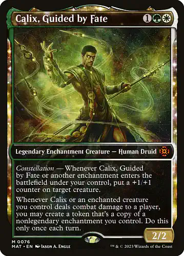 Calix, Guided by Fate - mat Spoiler