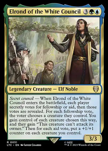 Elrond of the White Council - ltc Spoiler