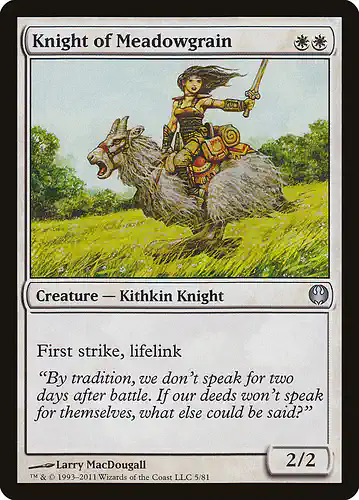 Knight of Meadowgrain - ddg Spoiler
